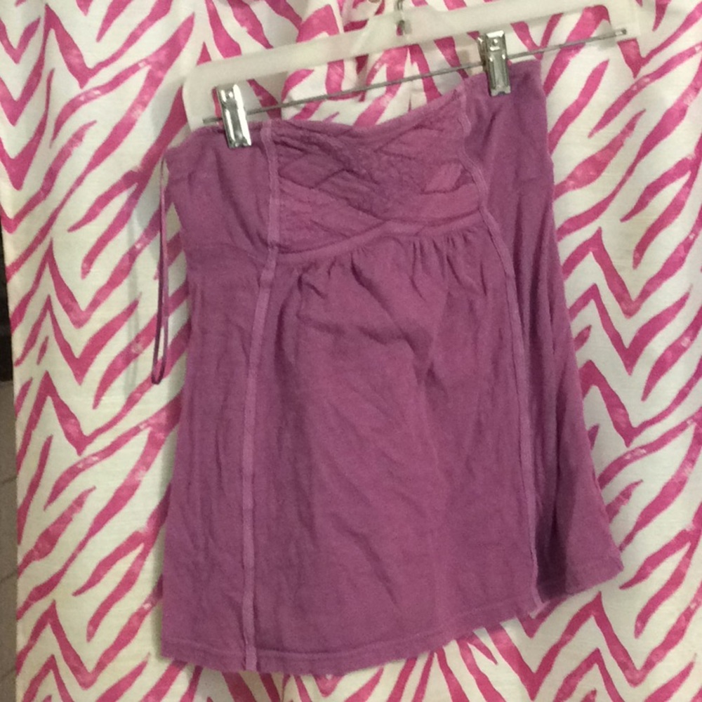 Strapless top